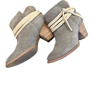 Splendid Rio Grande Taupe Suede Booties